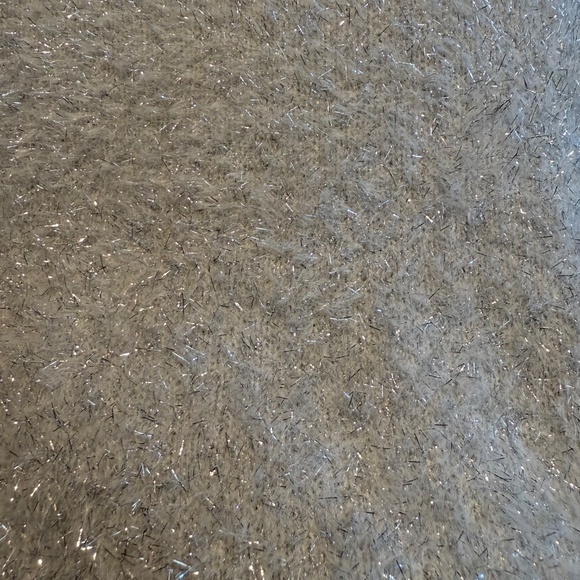 WHBM Metallic Tinsel Trim Sweater NWT - Picture 9 of 10